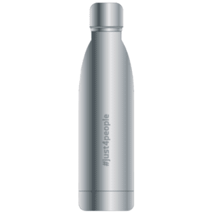 Thermo Bottle mit #just4people Gravur